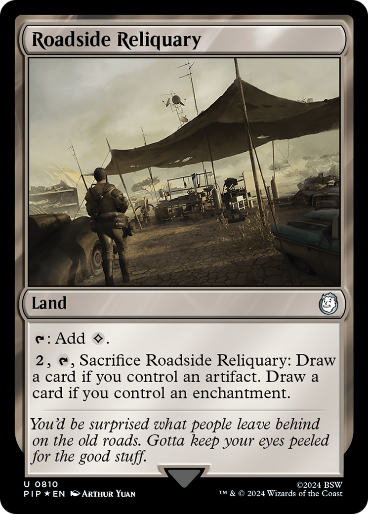 Roadside Reliquary (Surge Foil) [Fallout] | Play N Trade Winnipeg