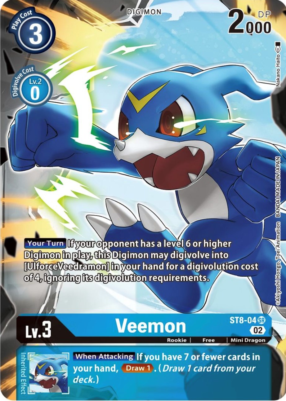 Veemon [ST8-04] (Alternate Art) [Starter Deck: Beelzemon Advanced Deck Set] | Play N Trade Winnipeg