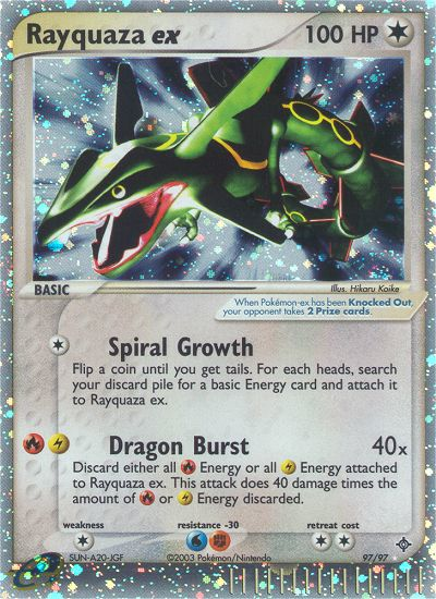 Rayquaza ex (97/97) [EX: Dragon] | Play N Trade Winnipeg