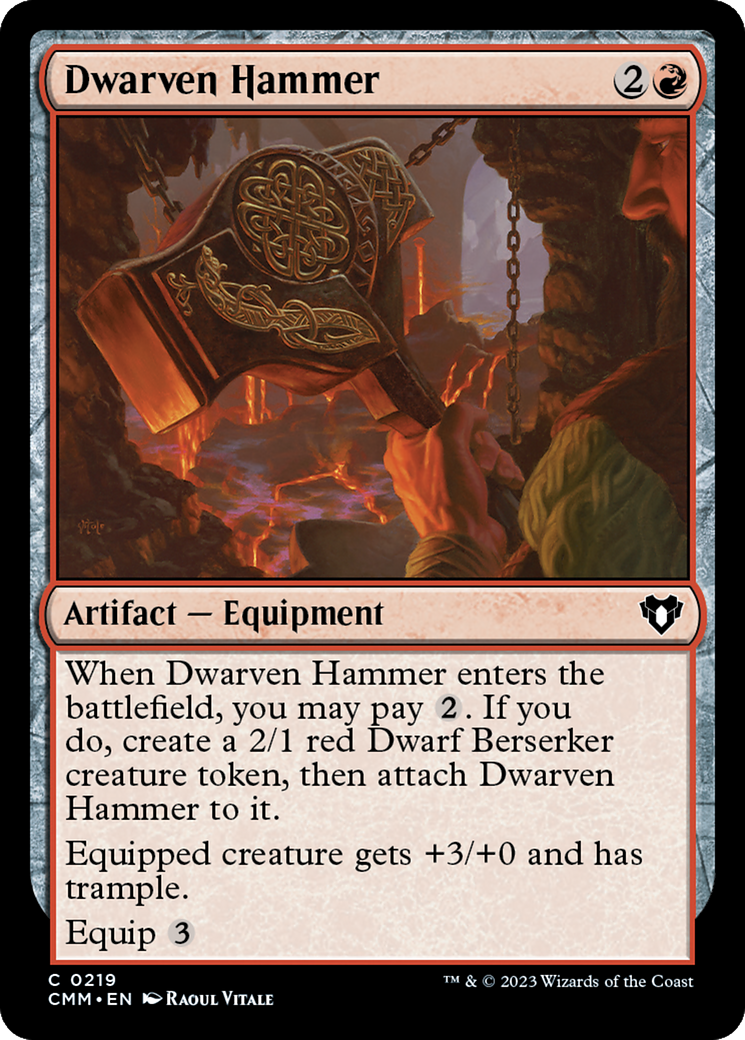 Dwarven Hammer [Commander Masters] | Play N Trade Winnipeg