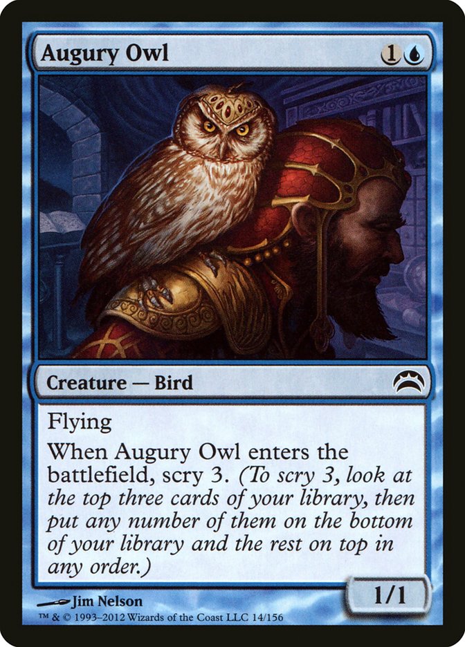 Augury Owl [Planechase 2012] | Play N Trade Winnipeg