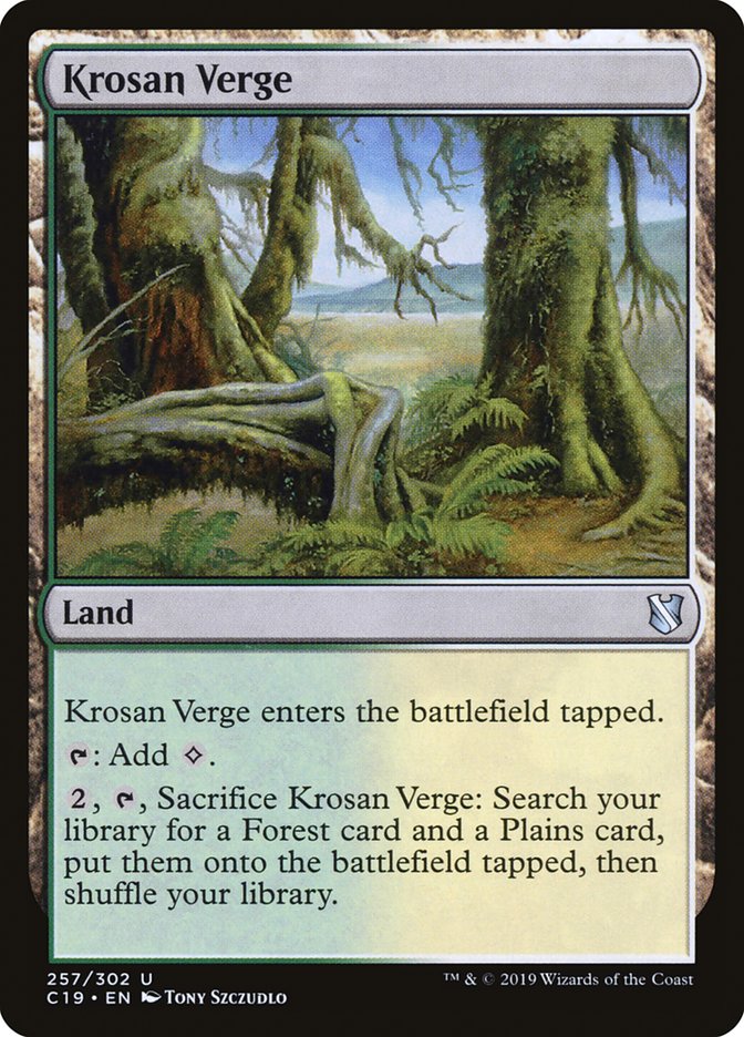 Krosan Verge [Commander 2019] | Play N Trade Winnipeg