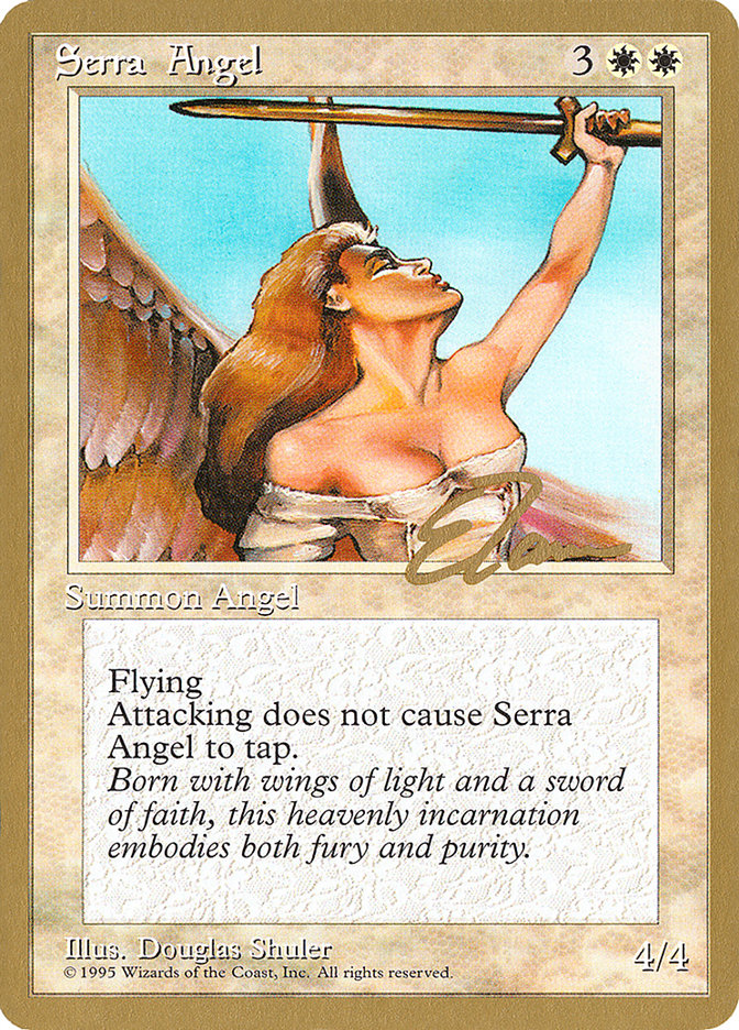 Serra Angel (Eric Tam) [Pro Tour Collector Set] | Play N Trade Winnipeg