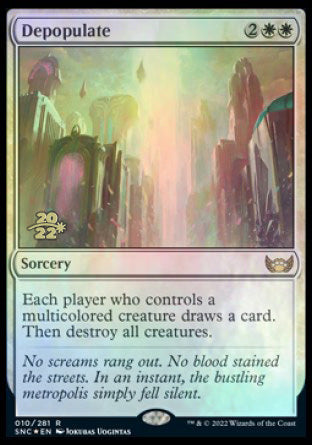 Depopulate [Streets of New Capenna Prerelease Promos] | Play N Trade Winnipeg