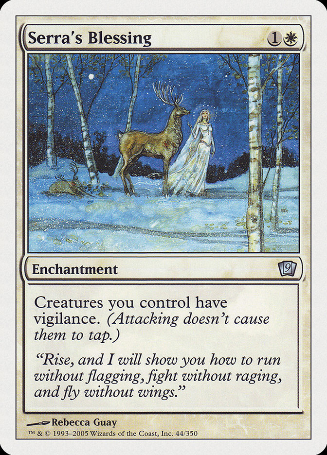 Serra's Blessing [Ninth Edition] | Play N Trade Winnipeg