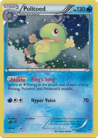 Politoed (18/111) (Cosmos Holo) [XY: Furious Fists] | Play N Trade Winnipeg