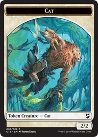 Cat // Soldier Double-sided Token [Commander 2018 Tokens] | Play N Trade Winnipeg