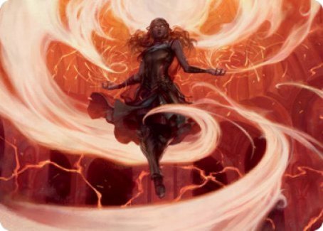 Crackle with Power Art Card [Strixhaven: School of Mages Art Series] | Play N Trade Winnipeg
