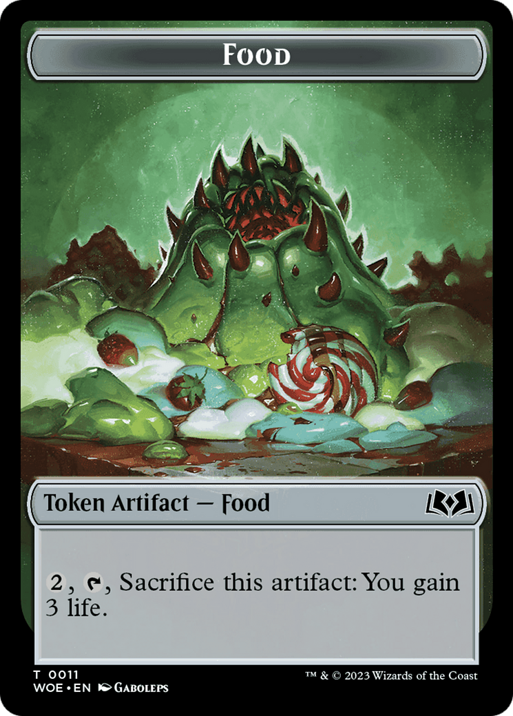 Mouse // Food (0011) Double-Sided Token [Wilds of Eldraine Tokens] | Play N Trade Winnipeg