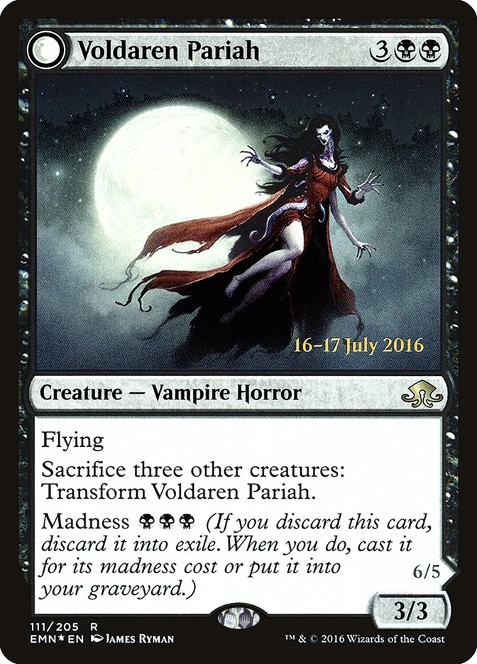 Voldaren Pariah // Abolisher of Bloodlines  [Eldritch Moon Prerelease Promos] | Play N Trade Winnipeg