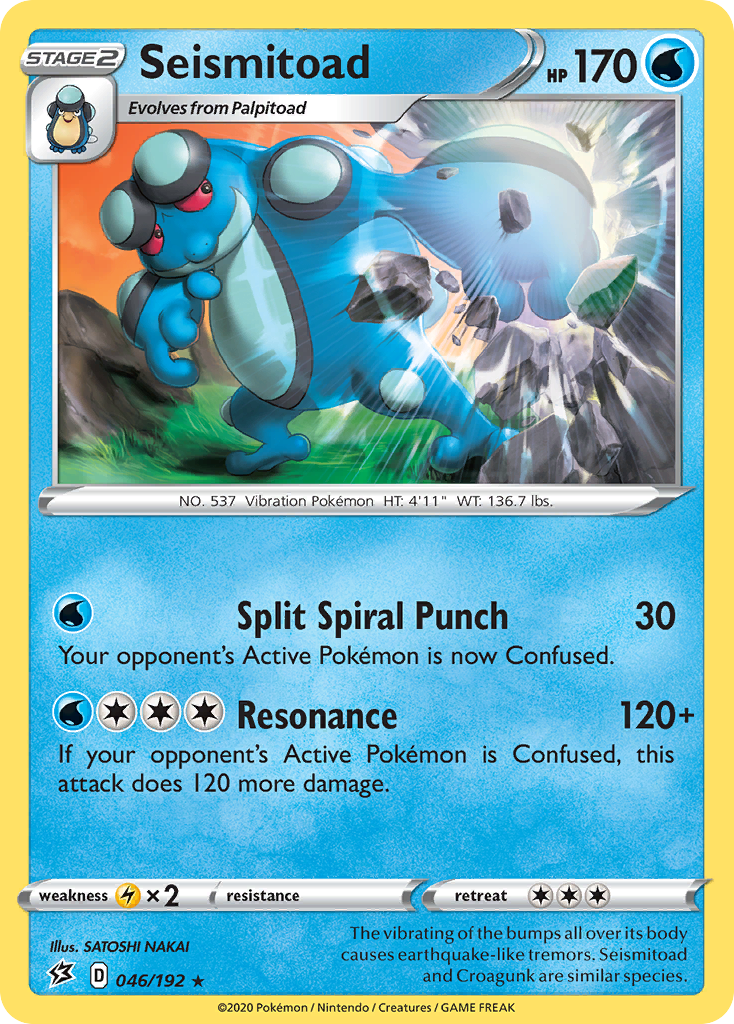 Seismitoad (046/192) [Sword & Shield: Rebel Clash] | Play N Trade Winnipeg