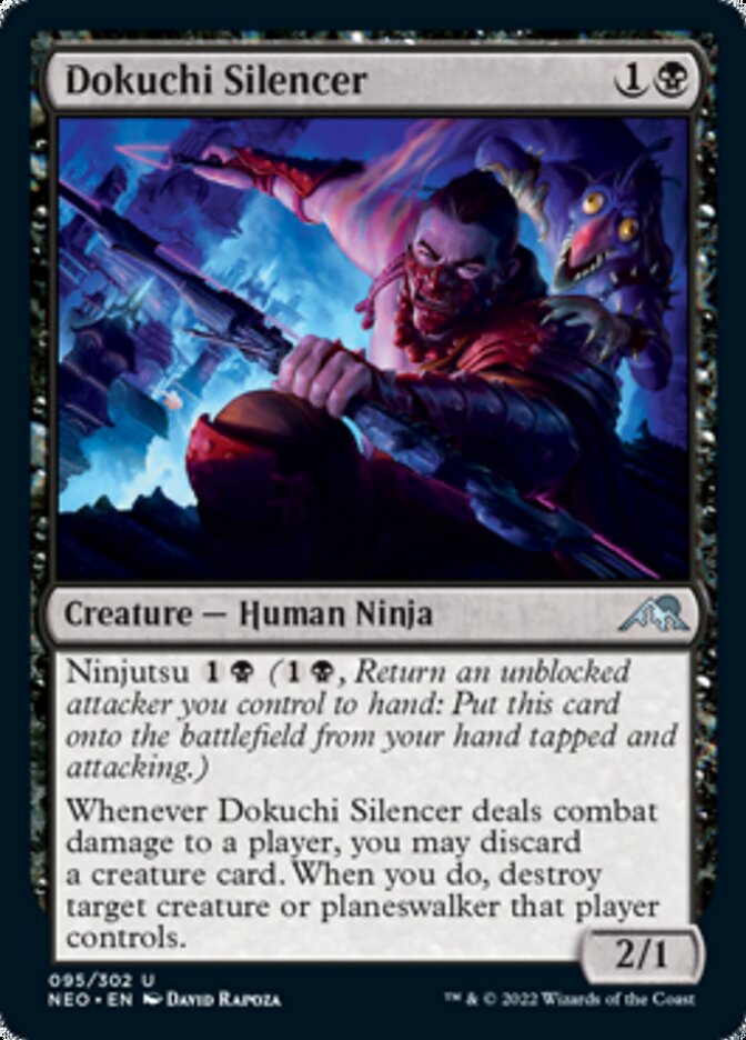 Dokuchi Silencer [Kamigawa: Neon Dynasty] | Play N Trade Winnipeg