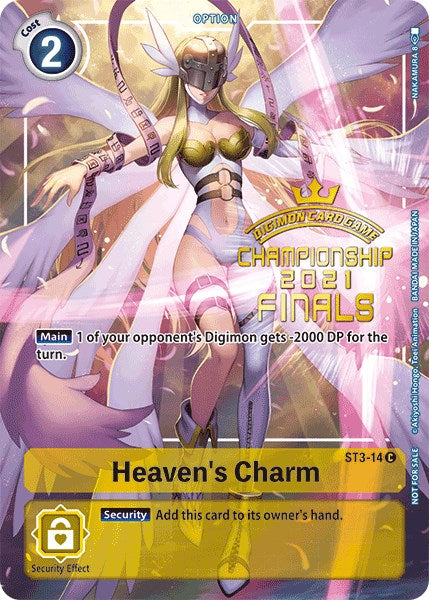 Heaven's Charm [ST3-14] (2021 Championship Finals Tamer's Evolution Pack) [Starter Deck: Heaven's Yellow Promos] | Play N Trade Winnipeg