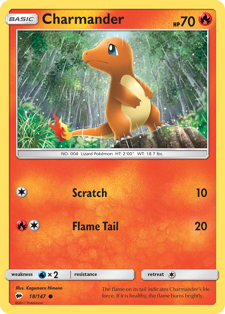 Charmander (18/147) [Sun & Moon: Burning Shadows] | Play N Trade Winnipeg