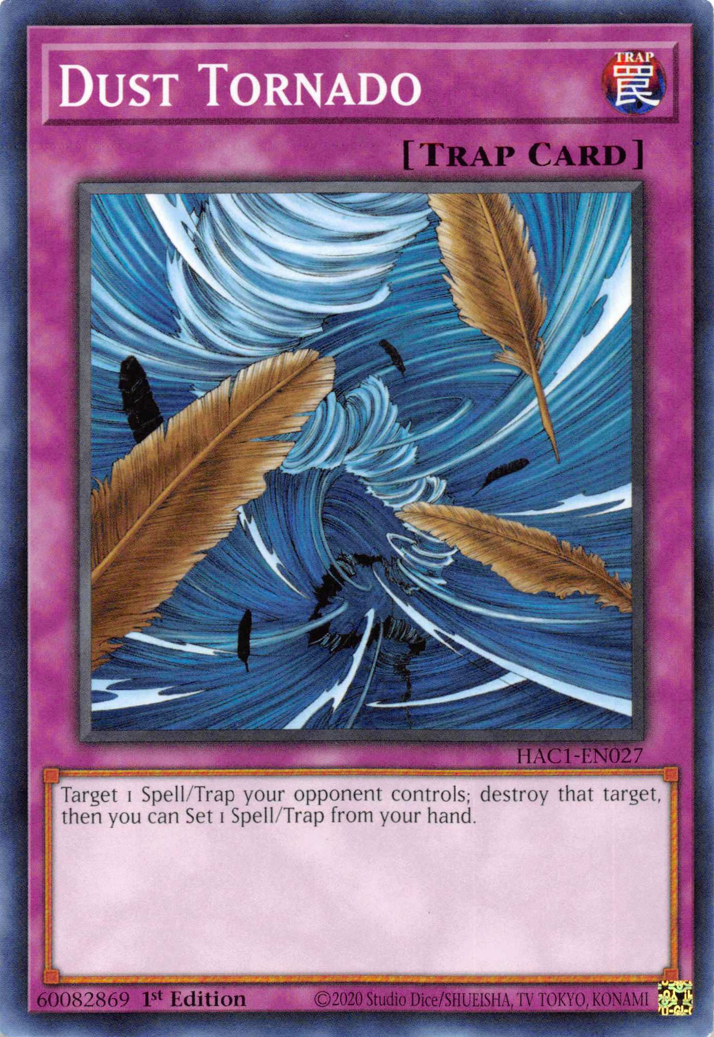 Dust Tornado (Duel Terminal) [HAC1-EN027] Parallel Rare | Play N Trade Winnipeg