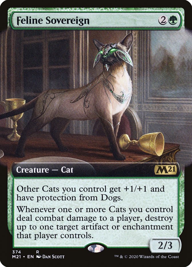 Feline Sovereign (Extended) [Core Set 2021] | Play N Trade Winnipeg