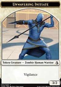 Unwavering Initiate // Wurm Token [Amonkhet Tokens] | Play N Trade Winnipeg