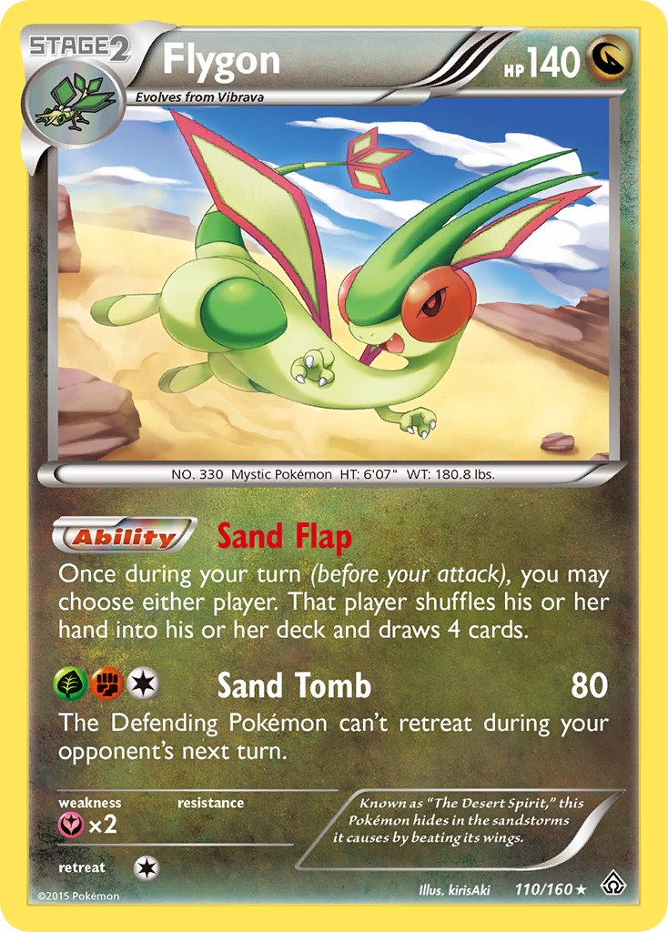 Flygon (110/160) (Cosmos Holo) (Blister Exclusive) [XY: Primal Clash] | Play N Trade Winnipeg