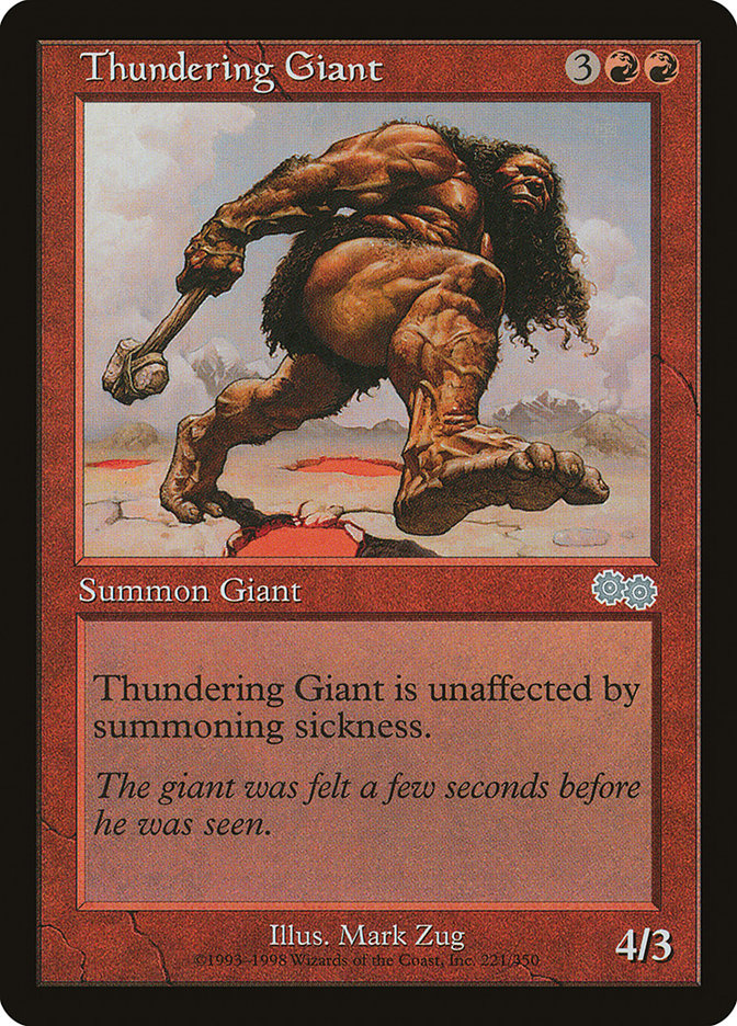 Thundering Giant [Urza's Saga] | Play N Trade Winnipeg