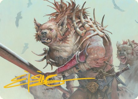 Gnoll Art Card (Gold-Stamped Signature) [Dungeons & Dragons: Adventures in the Forgotten Realms Art Series] | Play N Trade Winnipeg