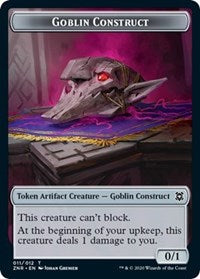 Goblin Construct // Kor Warrior Double-sided Token [Zendikar Rising Tokens] | Play N Trade Winnipeg