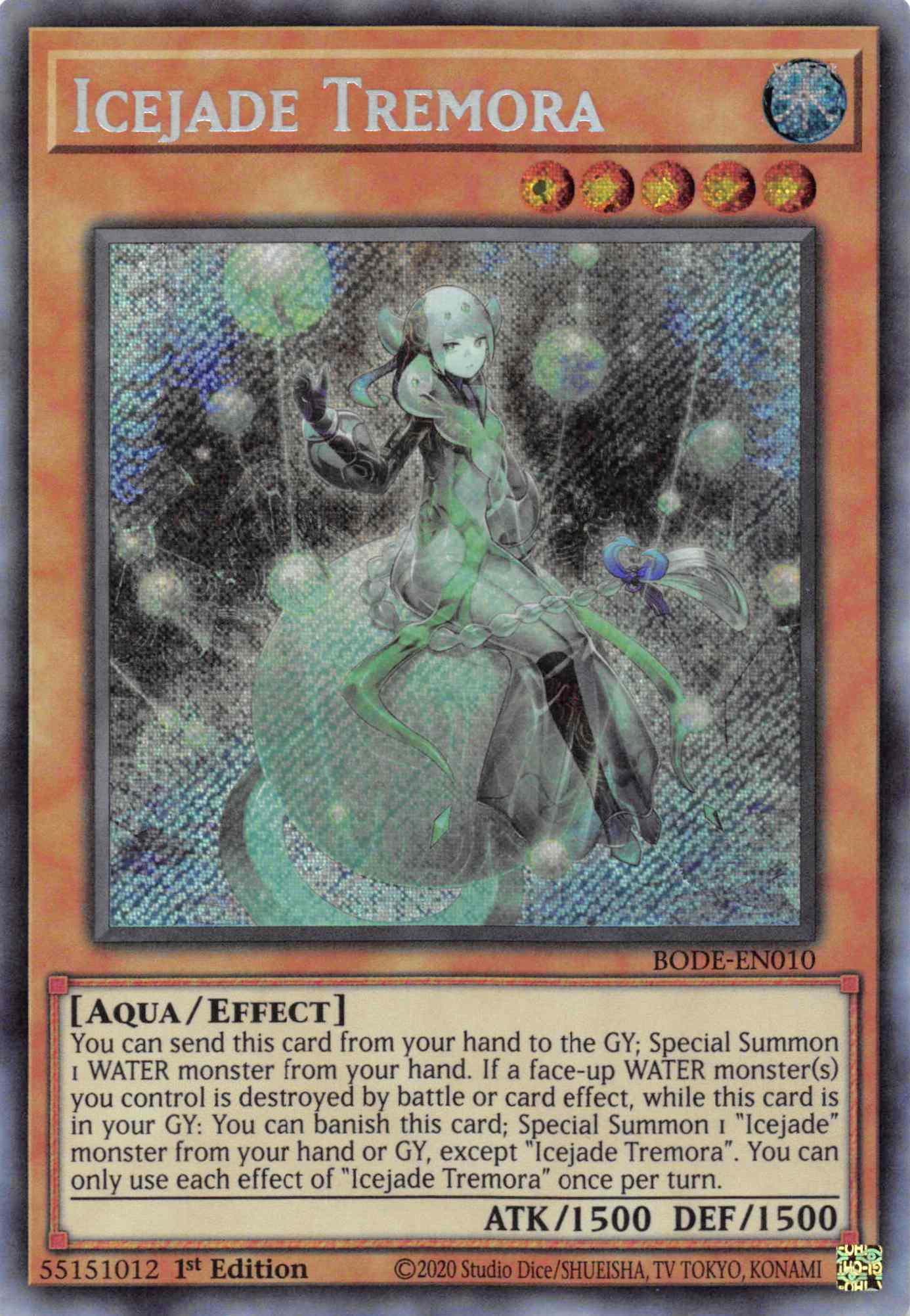 Icejade Tremora [BODE-EN010] Secret Rare | Play N Trade Winnipeg