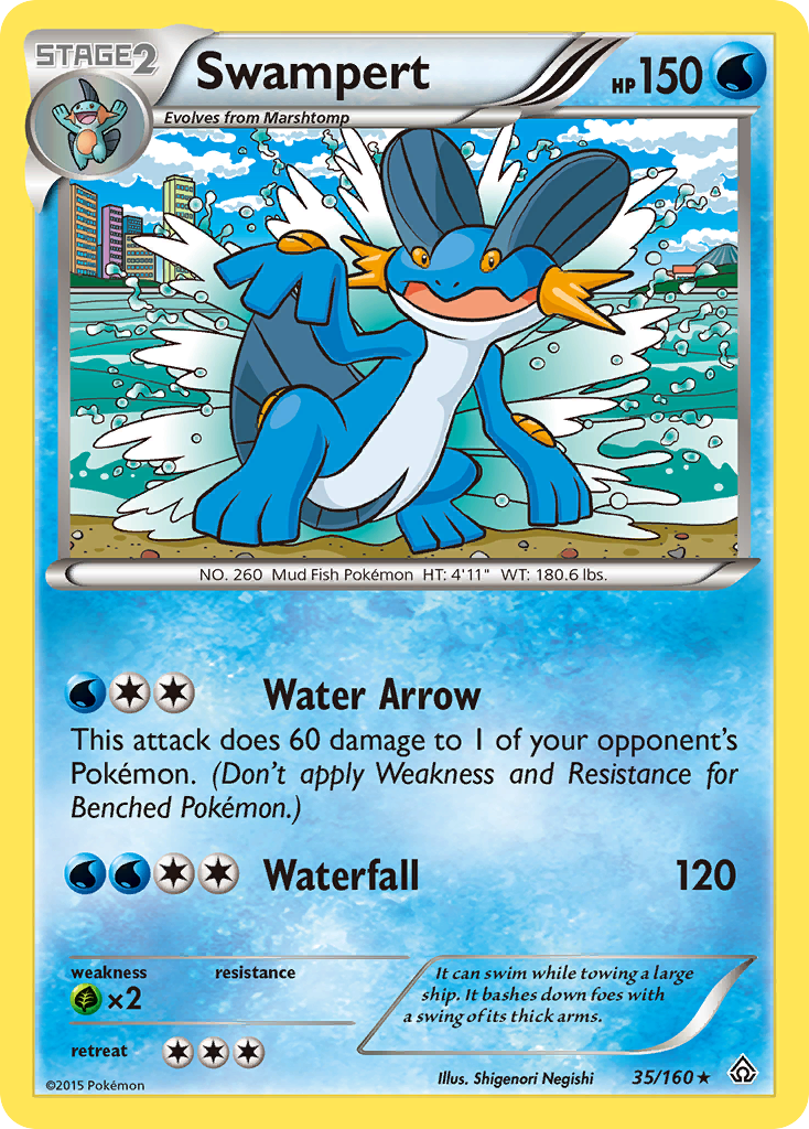 Swampert (35/160) [XY: Primal Clash] | Play N Trade Winnipeg