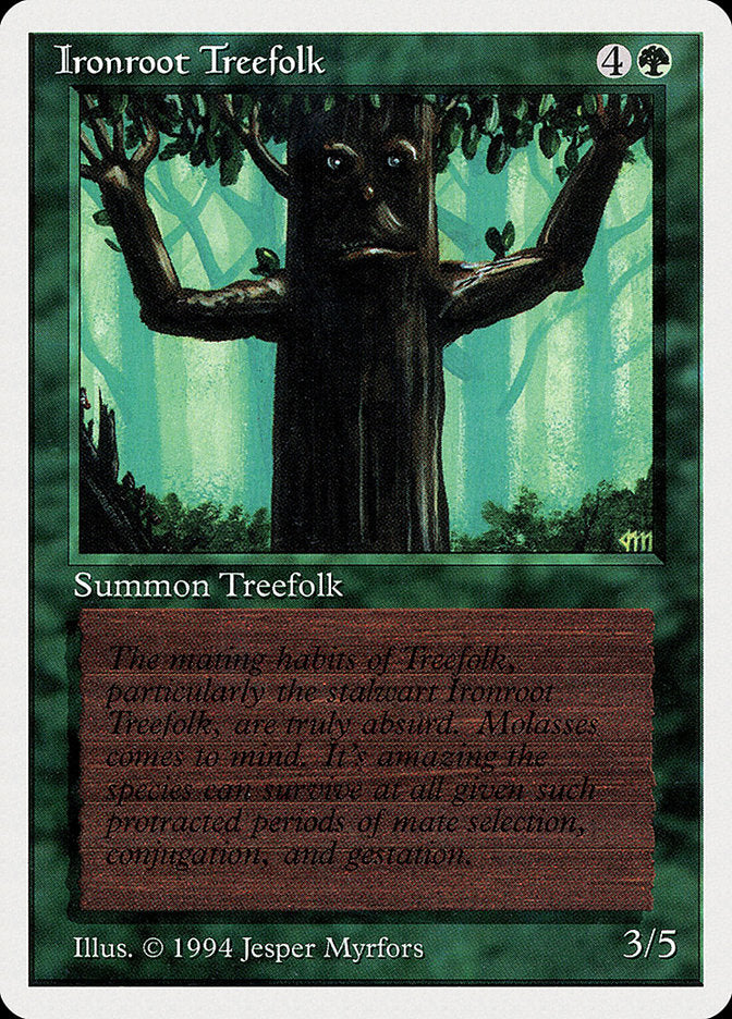 Ironroot Treefolk [Summer Magic / Edgar] | Play N Trade Winnipeg