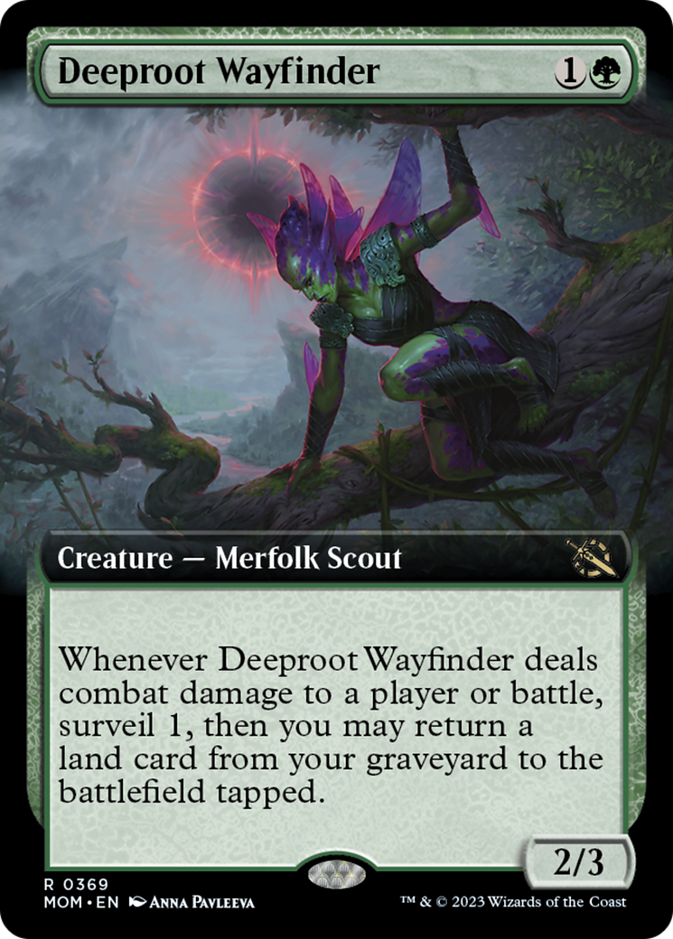 Deeproot Wayfinder (Extended Art) [March of the Machine] | Play N Trade Winnipeg