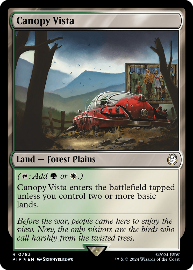 Canopy Vista (Surge Foil) [Fallout] | Play N Trade Winnipeg