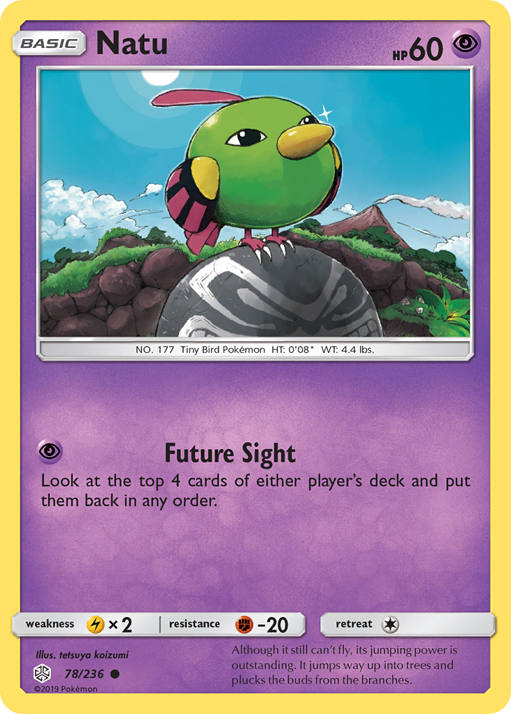 Natu (78/236) [Sun & Moon: Cosmic Eclipse] | Play N Trade Winnipeg