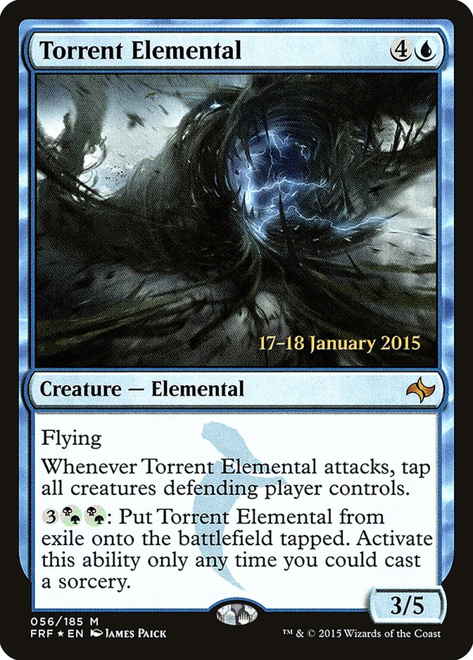 Torrent Elemental  [Fate Reforged Prerelease Promos] | Play N Trade Winnipeg