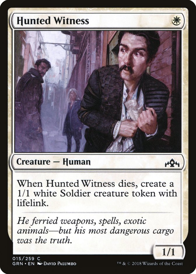 Hunted Witness [Guilds of Ravnica] | Play N Trade Winnipeg