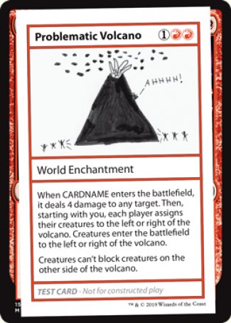 Problematic Volcano (2021 Edition) [Mystery Booster Playtest Cards] | Play N Trade Winnipeg