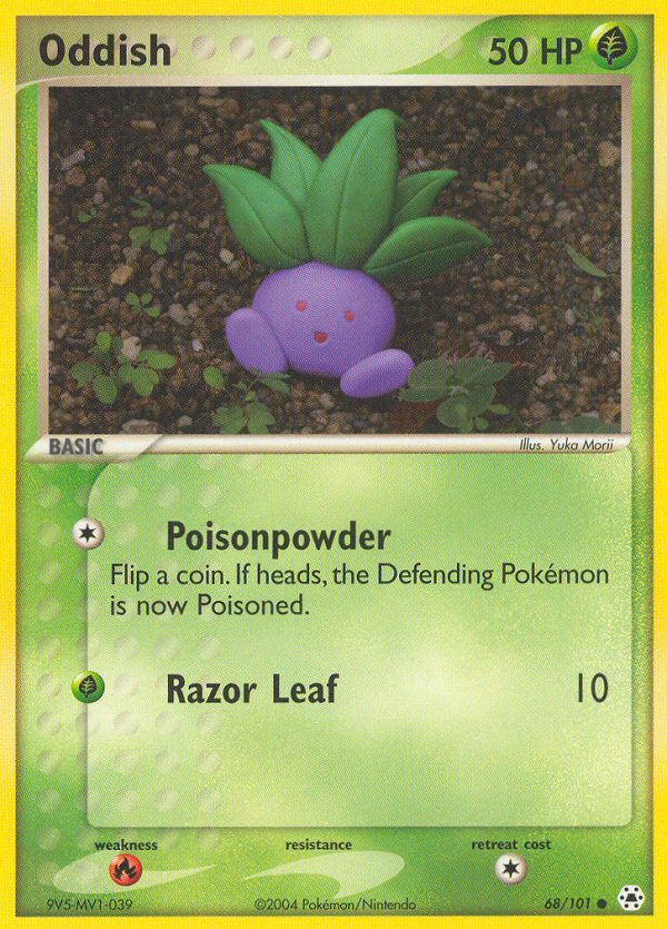 Oddish (68/101) [EX: Hidden Legends] | Play N Trade Winnipeg