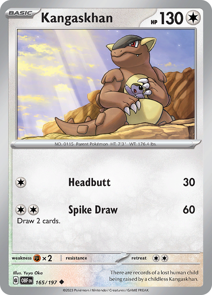 Kangaskhan (165/197) [Scarlet & Violet: Obsidian Flames] | Play N Trade Winnipeg