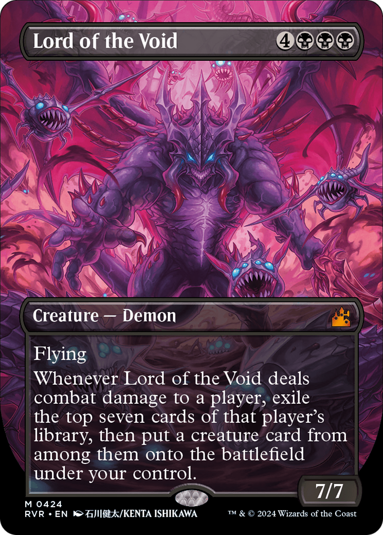 Lord of the Void (Anime Borderless) [Ravnica Remastered] | Play N Trade Winnipeg