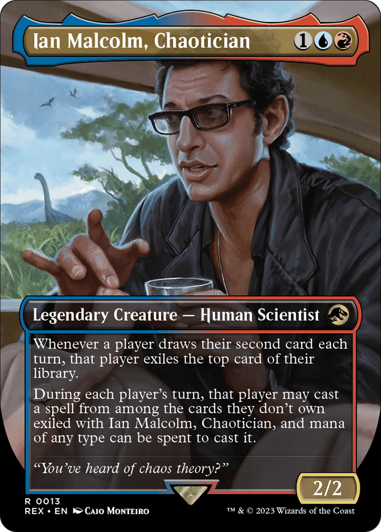 Ian Malcolm, Chaotician (Borderless) [Jurassic World Collection] | Play N Trade Winnipeg