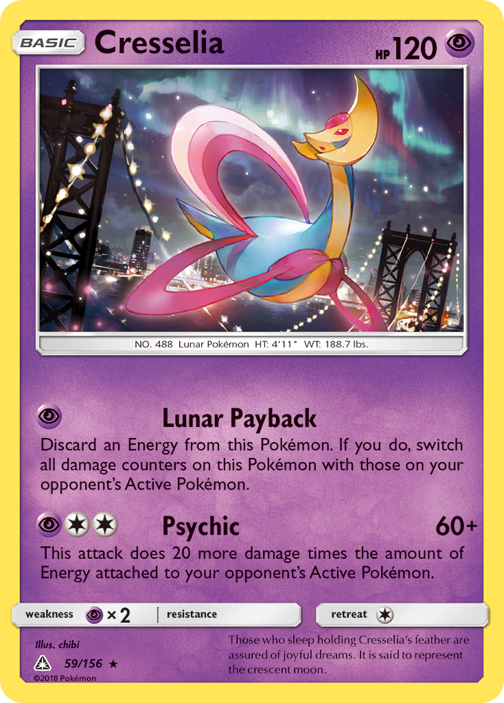 Cresselia (59/156) [Sun & Moon: Ultra Prism] | Play N Trade Winnipeg