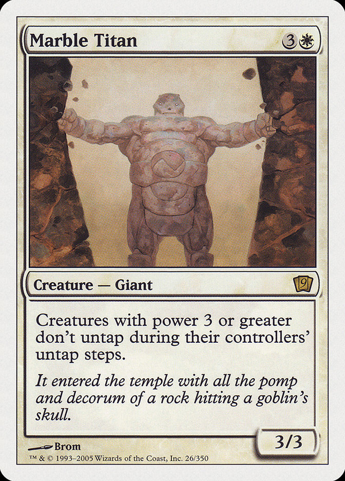 Marble Titan [Ninth Edition] | Play N Trade Winnipeg