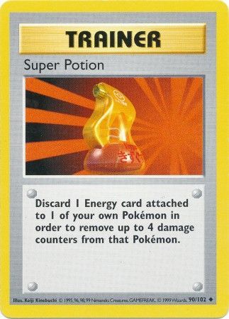 Super Potion (90/102) [Base Set Shadowless Unlimited] | Play N Trade Winnipeg