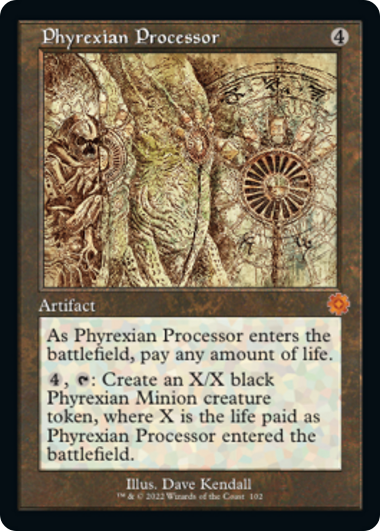 Phyrexian Processor (Retro Schematic) [The Brothers' War Retro Artifacts] | Play N Trade Winnipeg