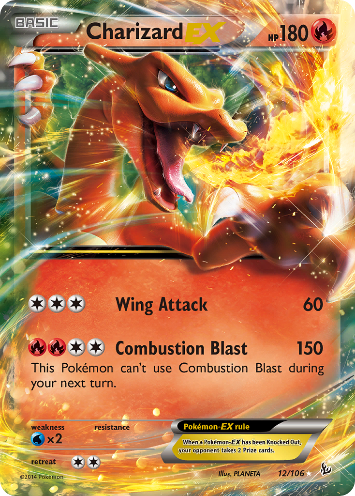 Charizard EX (12/106) [XY: Flashfire] | Play N Trade Winnipeg