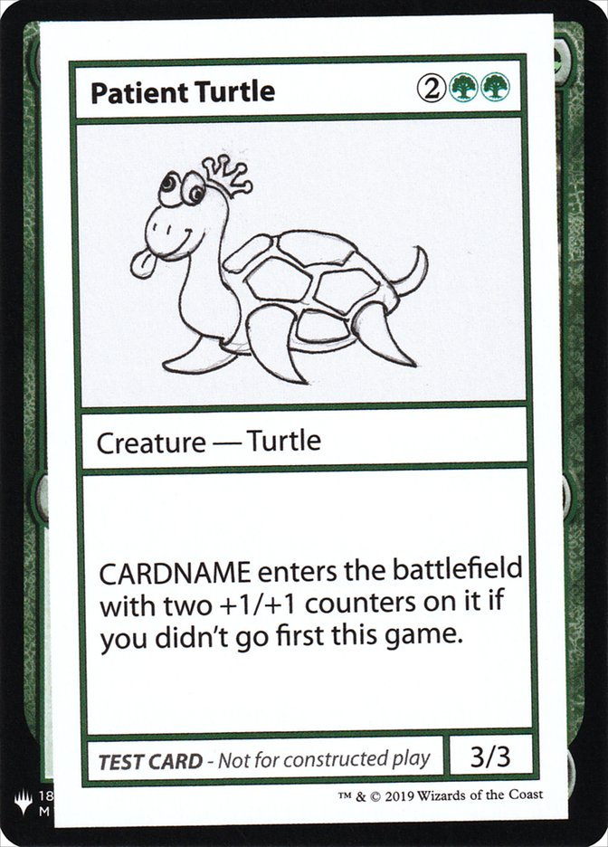 Patient Turtle [Mystery Booster Playtest Cards] | Play N Trade Winnipeg