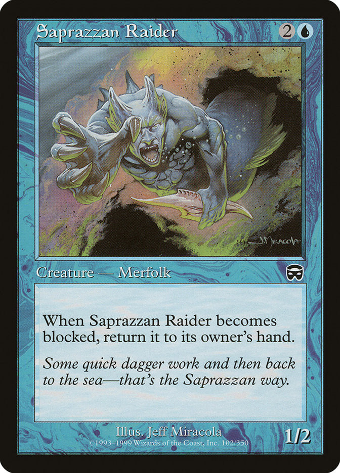 Saprazzan Raider [Mercadian Masques] | Play N Trade Winnipeg