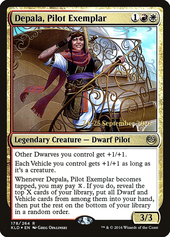 Depala, Pilot Exemplar  [Kaladesh Prerelease Promos] | Play N Trade Winnipeg