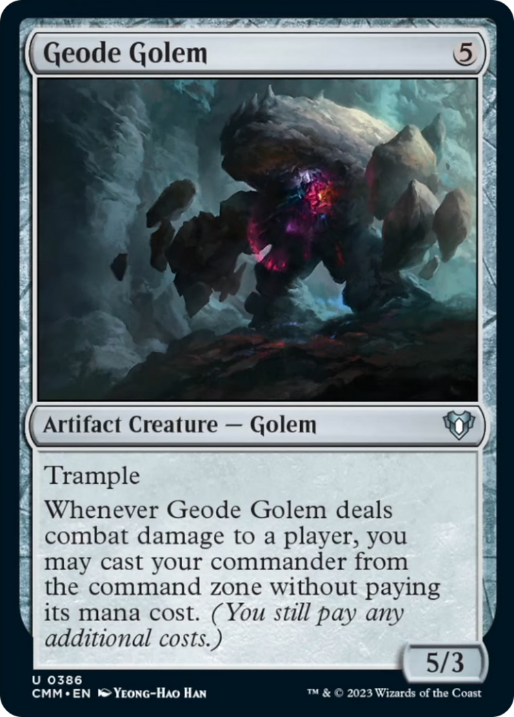 Geode Golem [Commander Masters] | Play N Trade Winnipeg