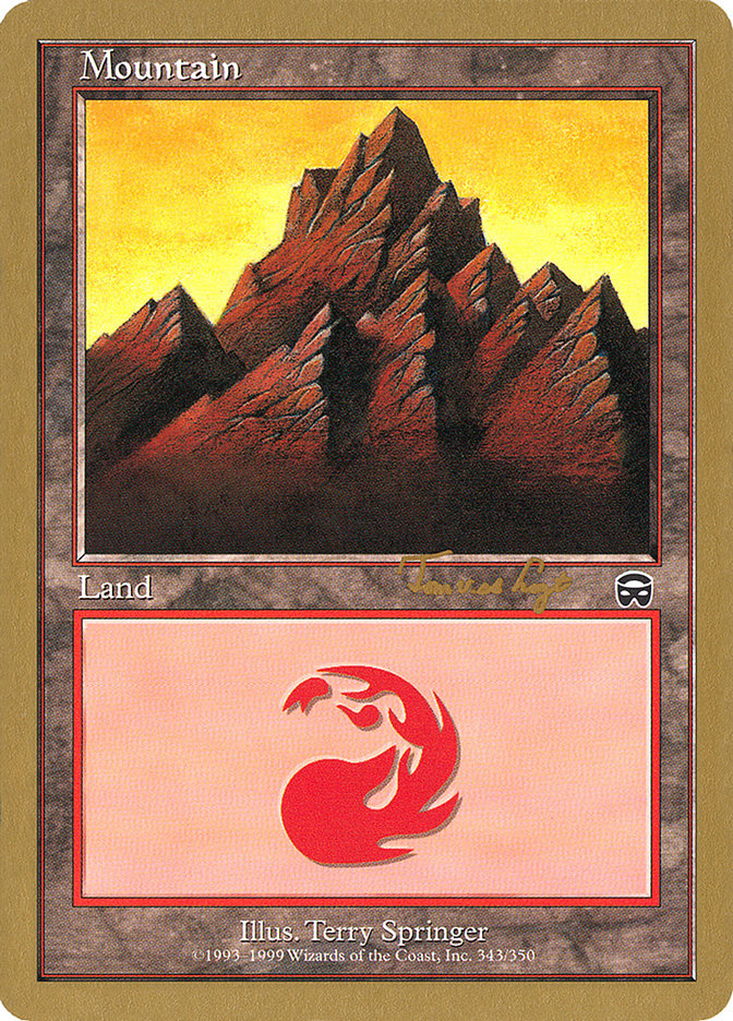 Mountain (343) (Tom van de Logt) [World Championship Decks 2001] | Play N Trade Winnipeg