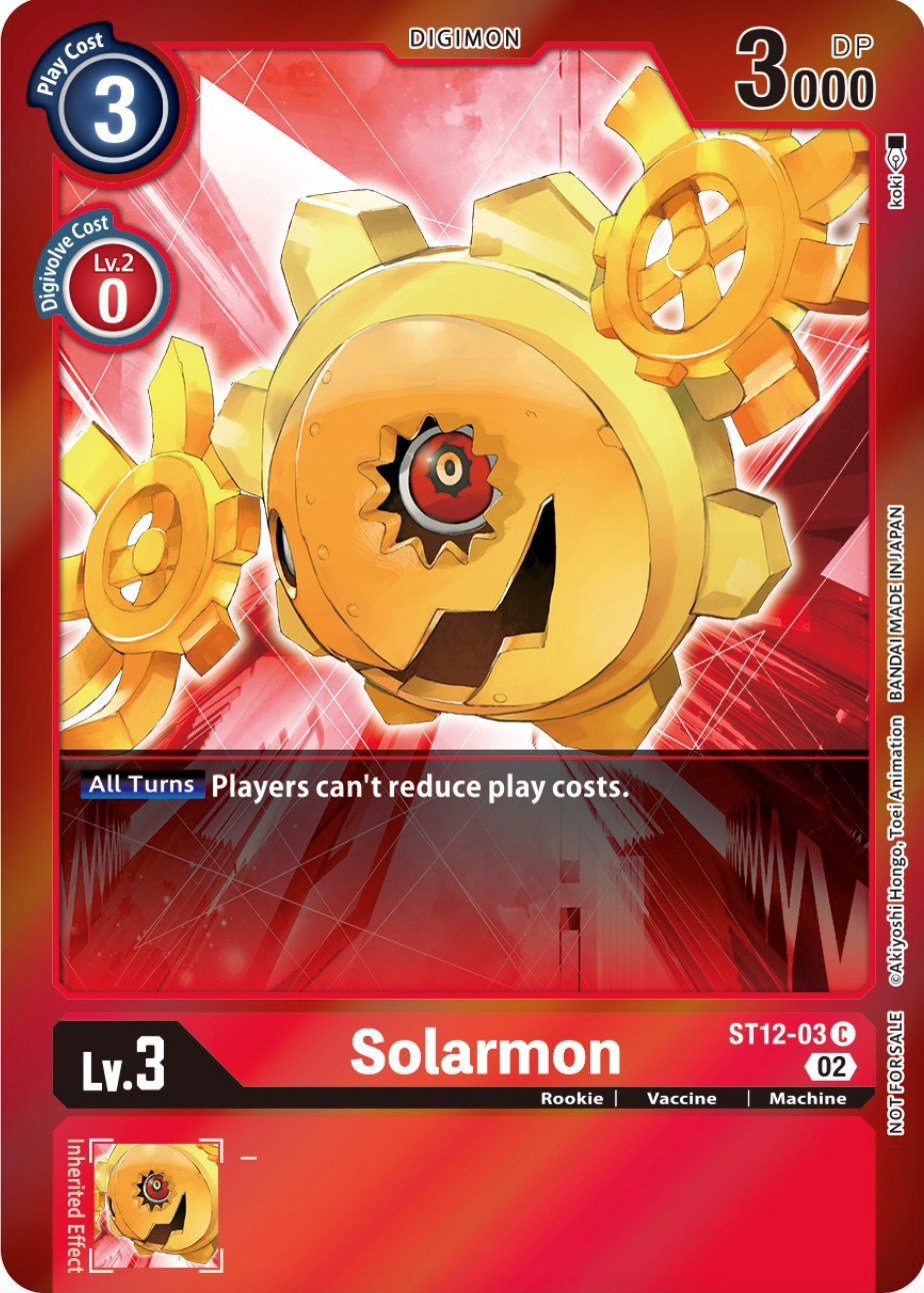 Solarmon [ST12-03] (Event Pack 4) [Starter Deck: Jesmon Promos] | Play N Trade Winnipeg