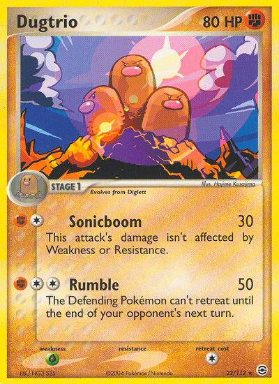 Dugtrio (22/112) [EX: FireRed & LeafGreen] | Play N Trade Winnipeg